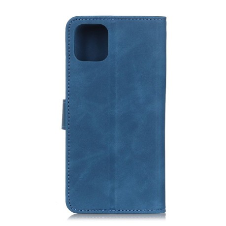 Чехол - книжка Retro Texture на на Samsung Galaxy S10 Lite - синий