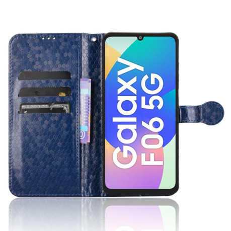Чехол-книжка Honeycomb Dot для Samsung Galaxy M06 5G - синий