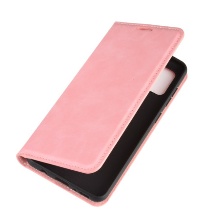 Чехол- книжка Retro Skin Feel Business Magnetic на Samsung Galaxy A31 - розовый