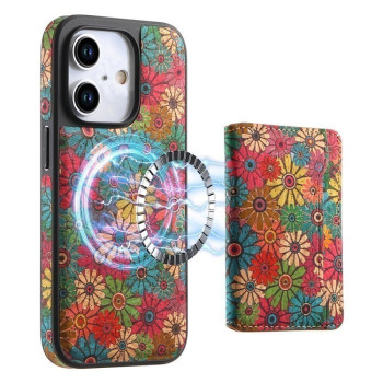 Чехол MagSafe Detachable Card Slot Holder для iPhone 16 Plus - зеленый