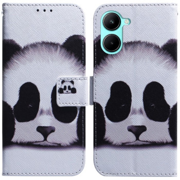 Чохол-книжка Coloured Drawing для Realme C33 - Panda