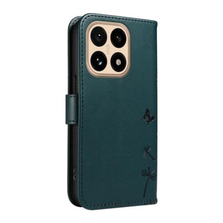 Чехол-книжка Dandelion Embossed Pattern Flip Leather на Xiaomi 15T 5G - синий