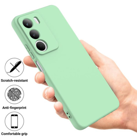 Силіконовий чохол Solid Color Liquid Silicone на Realme C71 4G - зелений