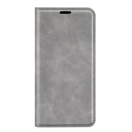 Чехол-книжка Retro-skin Business Magnetic на Samsung Galaxy A03/A04E - серый
