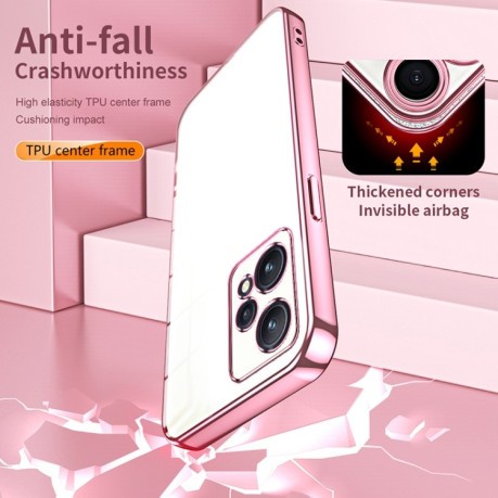 Противоударный чехол Space Fine Hole для Realme 9 Pro+ / Narzo 50 Pro - фиолетовый