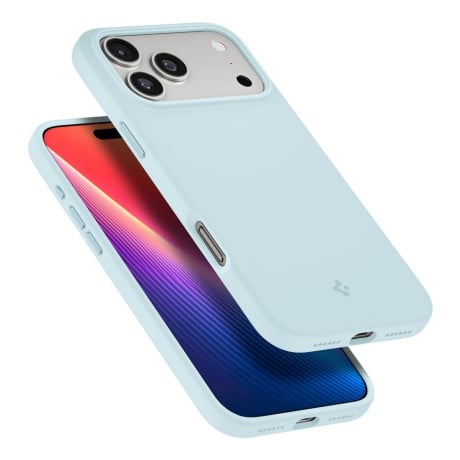 Оригінальний чохол Spigen Silicone Fit з MagSafe на iPhone 17 Pro Max - Blue