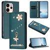 Чохол-книжка Escase з еко-шкіри з балериною, стразами і RFID для OPPO Reno15 F Global