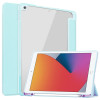 Чохол-книга Transparent Acrylic для iPad 10.2 - блакитний