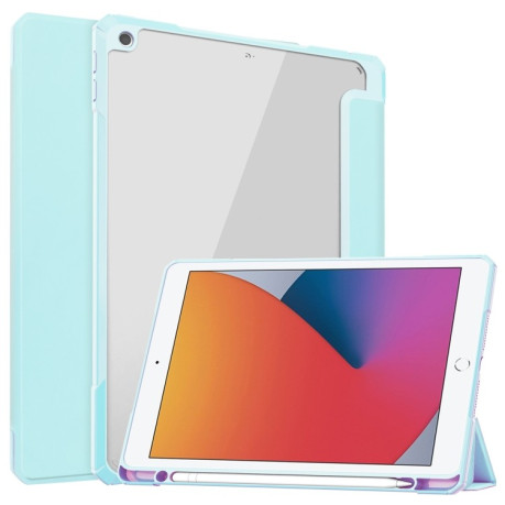 Чехол-книжка Transparent Acrylic для  iPad 10.2  - голубой
