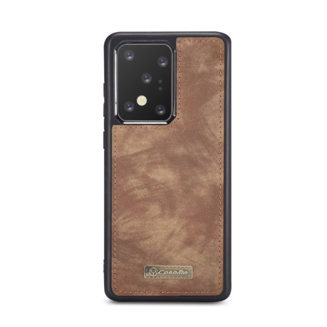 Чехол-кошелек CaseMe 008 Series Zipper Style на Samsung Galaxy S20 Ultra-коричневый