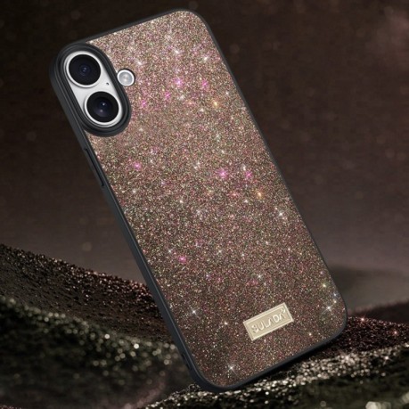 Чехол SULADA Glittery для iPhone 16 Plus - разноцветное