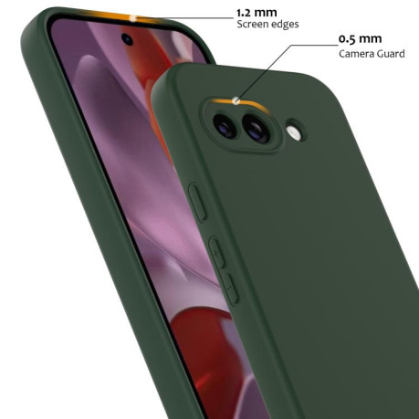 Силіконовий чохол Shockproof Silicone Magsafe для Google Pixel 9a - зелений