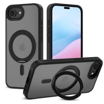 Чехол Tech-Protect MagRing MagSafe Case with Stand для iPhone 16e - Black