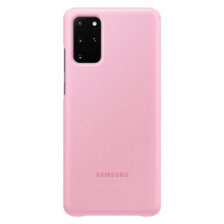 Оригінальний чохол-книжка Samsung Clear View Standing Cover Samsung Galaxy S20 Plus pink (EF-ZG985CPEGRU)