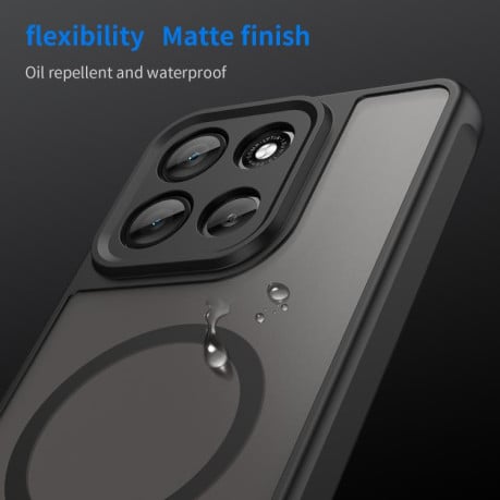 Чохол Fan Dun Series гібрид з Magsafe та захистом камери на Motorola Moto G86 5G - чорний