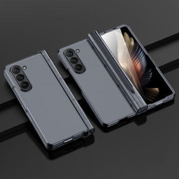 Противоударный чехол Integrated with Pen Slot для Samsung Galaxy Fold 5 - прозрачный