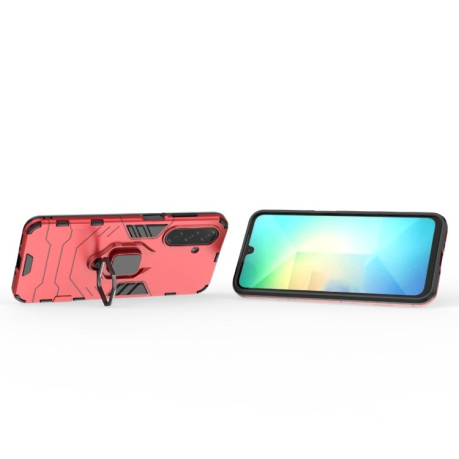 Противоударный чехол Magnetic Ring Holder на Samsung Galaxy A26 5G - красный