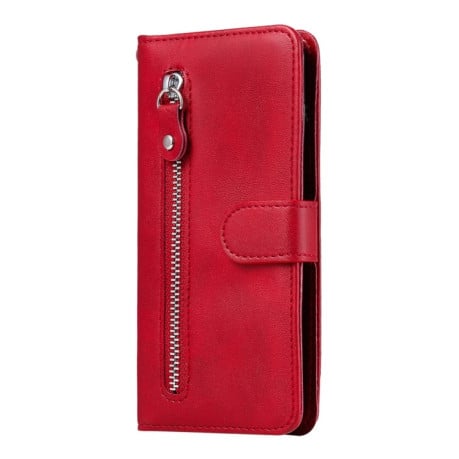 Чехол-книжка Fashion Calf Texture для Xiaomi Poco M4 Pro 4G - красный