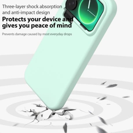 Силиконовый чехол Liquid Silicone Skin-friendly на Xiaomi 17 Pro - белый