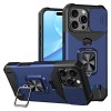 Противоударный чехол Armor Camera Shield для  iPhone 16 Pro Max  - синий
