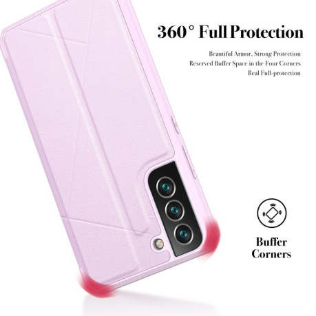 Чехол-книжка DUX DUCIS Skin X Series на Samsung Galaxy S22 Plus 5G - розовый