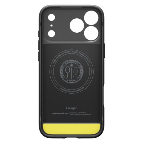 Оригінальний чохол Spigen Rugged Armor Mag з MagSafe на iPhone 17 Pro Max - Matte Black