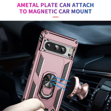 Протиударний чохол HMC 360 Degree Rotating Holder для Google Pixel 8 Pro - рожеве золото