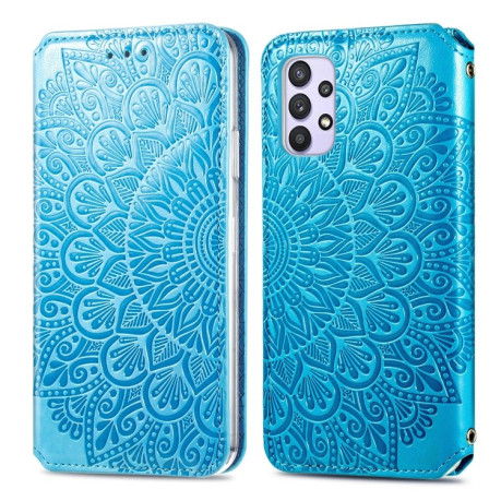 Чехол-книжка Blooming Mandala для Samsung Galaxy A32 4G - синий