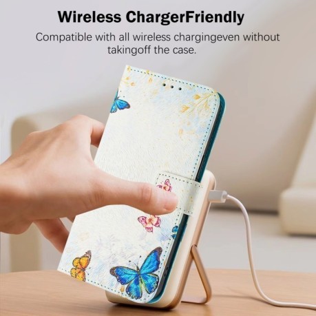 Чохол-книжка Colored Drawing Pattern для iPhone 16e - кольоровий