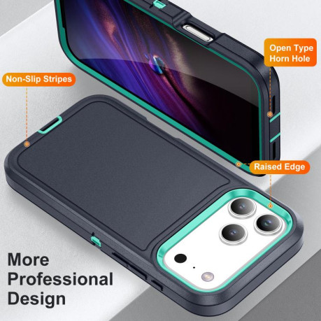 Двосторонній протиударний чохол Life Waterproof Rugged для iPhone 17 Pro Max - зелений