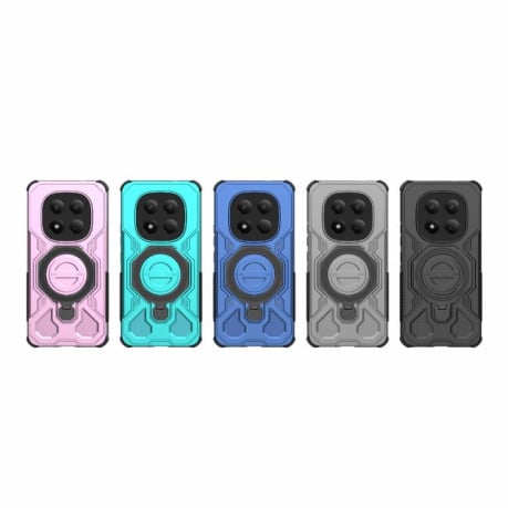 Противоударный чехол J-20 Solid Color MagSafe Magnetic на Redmi Note 15 Pro 4G Global 163.2mm — розовый