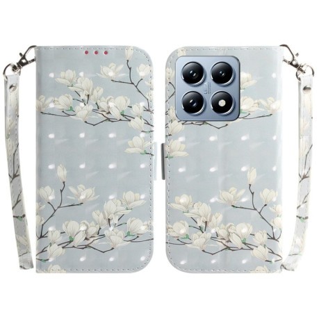 Чохол-книжка 3D Painting для Xiaomi 14T Pro - Magnolia