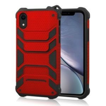 Противоударный чехол Spider-Man Armor Protective Case на iPhone XR-красный