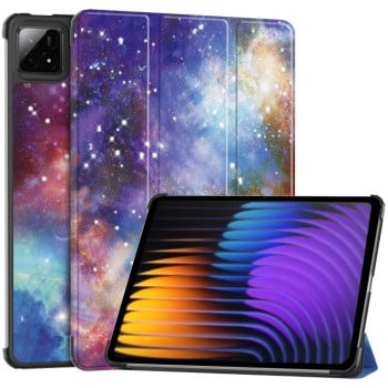 Чехол-книжка Custer Painted 3-Fold Stand Leather Smart для Xiaomi Pad 7 / 7 Pro - Way