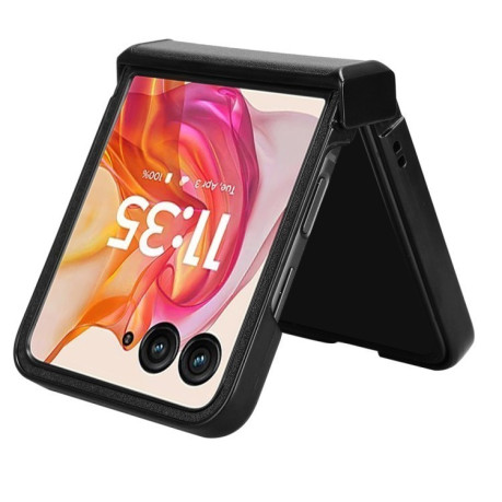 Протиударний чохол Sandskin Texture на Motorola Razr 50 Ultra - чорний
