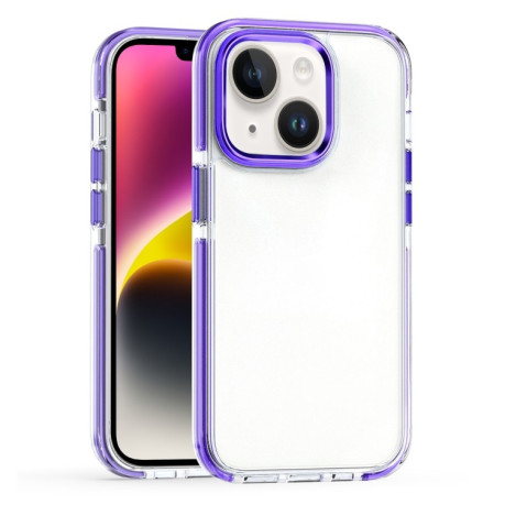 Чохол протиударний Armour Two-color для iPhone 15 Plus - фіолетовий