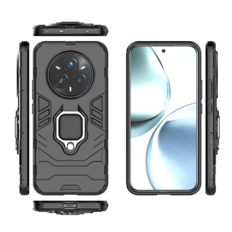 Протиударний чохол HMC 360 Degree Rotating Holder на Realme 14 Pro+ 5G - чорний