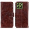Чехол-книжка Retro Crazy Horse Texture на Motorola Edge 70 5G — коричневый