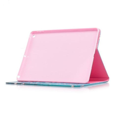 Чехол Color Painting Wallet Style на iPad 2017/2018 9.7 - Pink Flower Tree