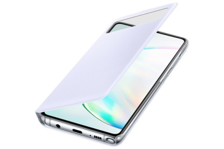 Оригінальний чохол-книжка Samsung S View Wallet Samsung Galaxy Note 10 Lite white (EF-EN770PWEGEU)