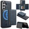 Чехол LC.IMEEKE L5 Series Detachable RFID Card Bag Magsafe на Samsung Galaxy A57 5G — синий