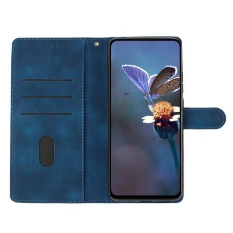 Чехол-книжка Flower Butterfly Embossing для Samsung Galaxy A05s - синий