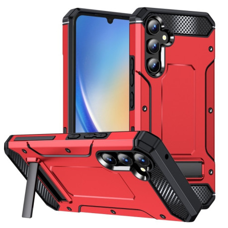 Противоударный чехол Matte Holder для Samsung Galaxy A34 5G - красный