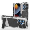 Протиударний металевий чохол R-JUST Dustproof на iPhone 15 Pro Max - сріблястий