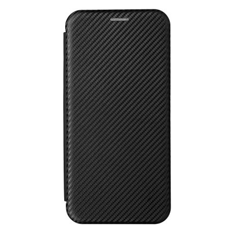 Чехол-книжка Carbon Fiber Texture на Xiaomi Redmi 10 - черный