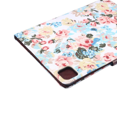 Чохол-книжка Flower Cloth Texture на iPad Pro 11 2021/ Air 10.9 2022/2020 - білий