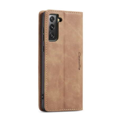 Чехол-книжка CaseMe-013 Multifunctional на Samsung Galaxy S21 Plus - коричневый