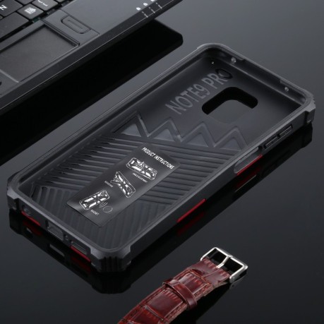 Протиударний чохол Magnetic with Holder на Xiaomi Redmi Note 9s / Note 9 Pro - червоний