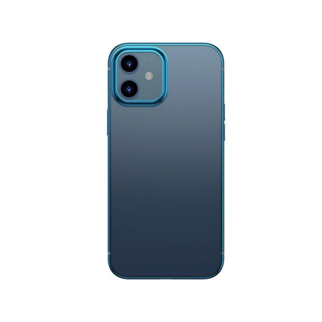 Силіконовий чохол Baseus Shining Case для iPhone 12 Pro / iPhone 12 - синій