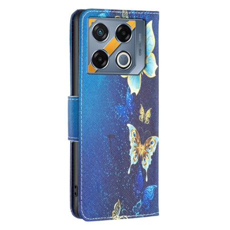 Чехол-книжка Colored Drawing Pattern для Infinix GT 20 Pro 5G - Butterfly